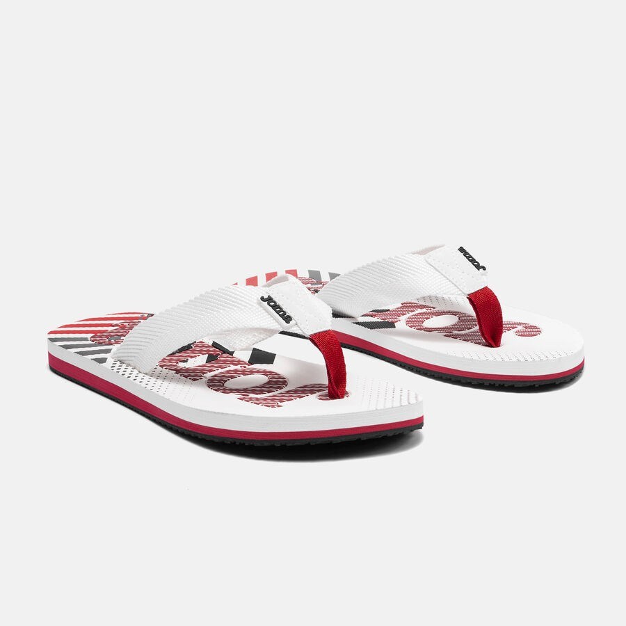 Joma SPLAYS2602 S.Playa Erkek Parmak Arası Terlik - Beyaz/Kırmızı