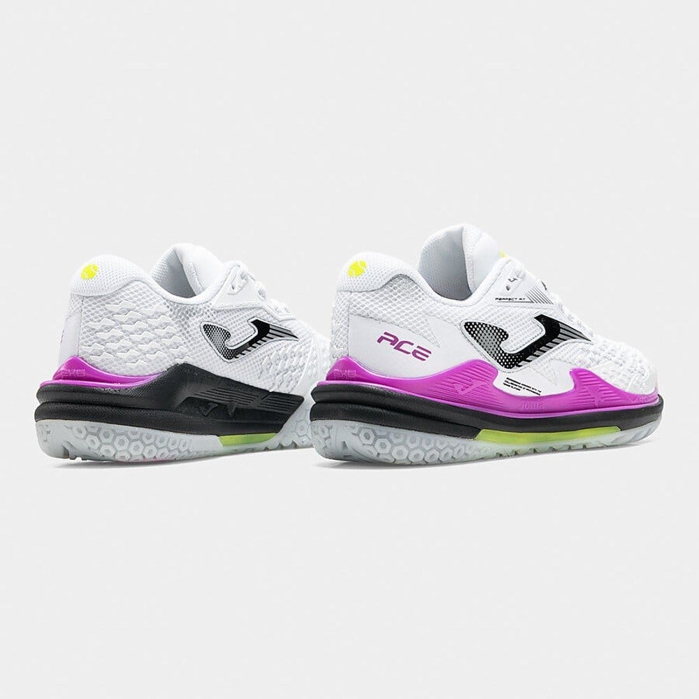 Joma TACELS2602AC Ace Sert & Toprak Kort Kadın Tenis Ayakkabısı - Beyaz/Pembe