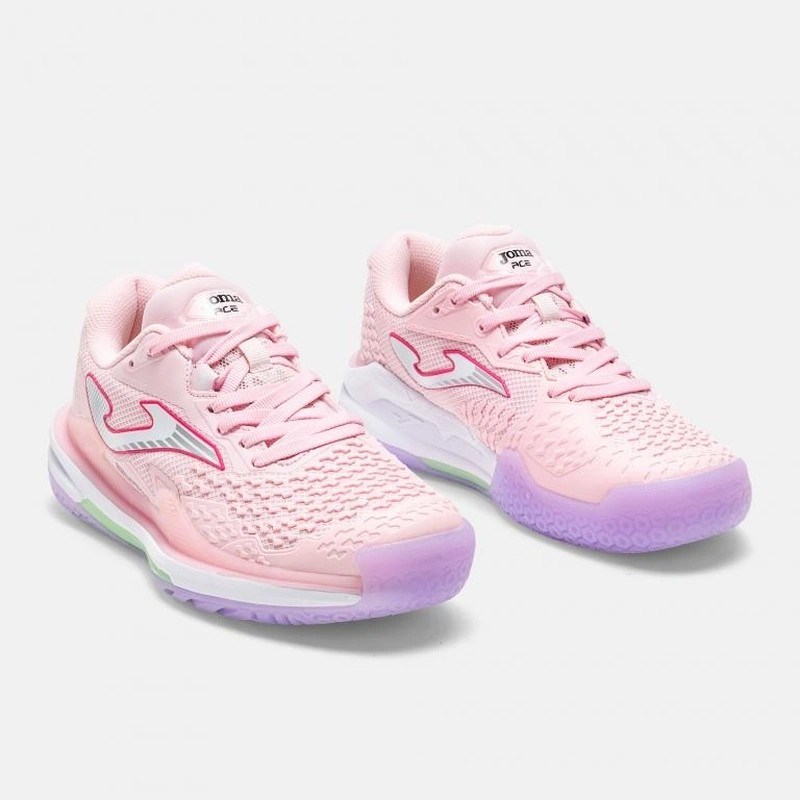 Joma TACELS2613AC Ace Lady Sert & Toprak Kort Kadın Tenis Ayakkabısı - Pembe/Mor