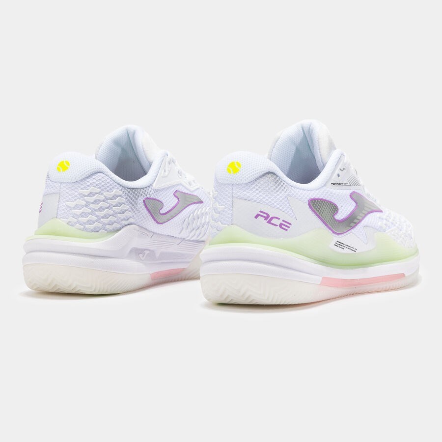 Joma TACELW2502AC Ace Lady Kadın Sert Kort Beyaz Tenis Ayakkabı