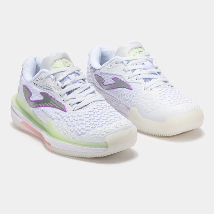Joma TACELW2502AC Ace Lady Kadın Sert Kort Beyaz Tenis Ayakkabı