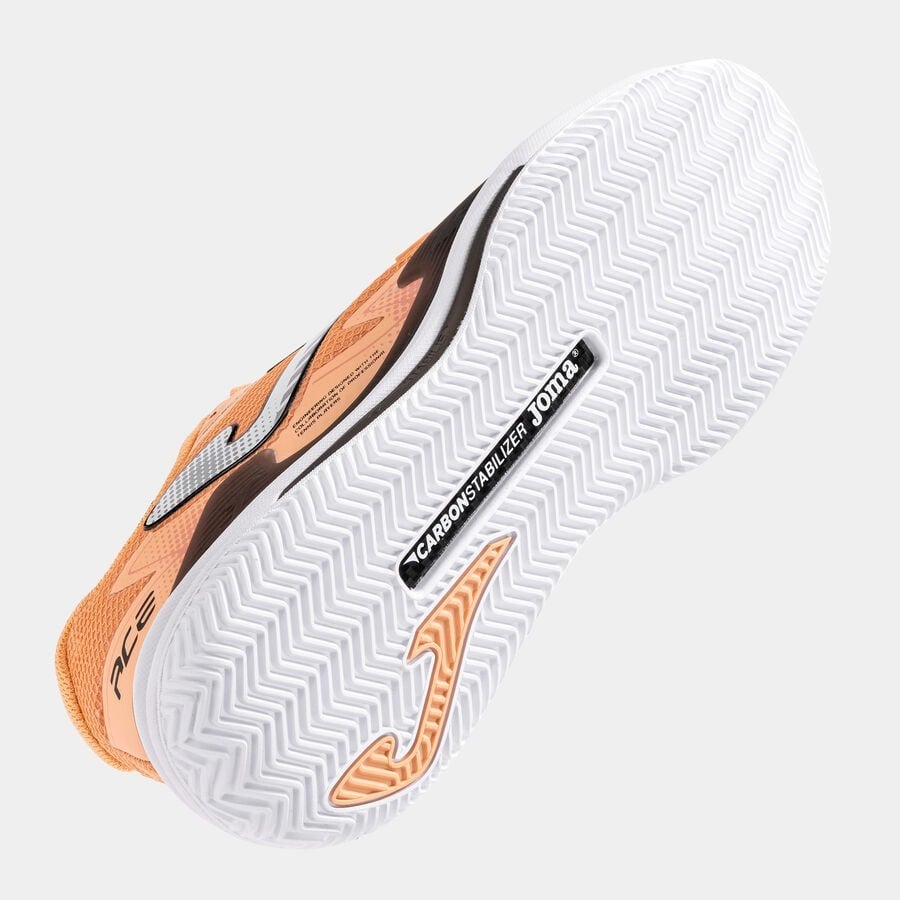 Joma TACES2608C Ace Erkek Toprak Kort Tenis Ayakkabısı Açık Turuncu/Siyah 
