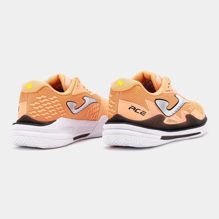 Joma TACES2608C Ace Erkek Toprak Kort Tenis Ayakkabısı Açık Turuncu/Siyah 