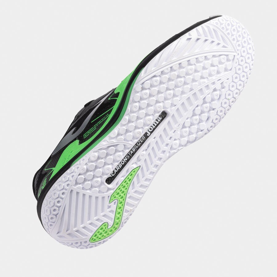 Joma TACEW2501AC Ace Sert & Toprak Kort Erkek Tenis Ayakkabısı - Siyah/Neon Yeşil