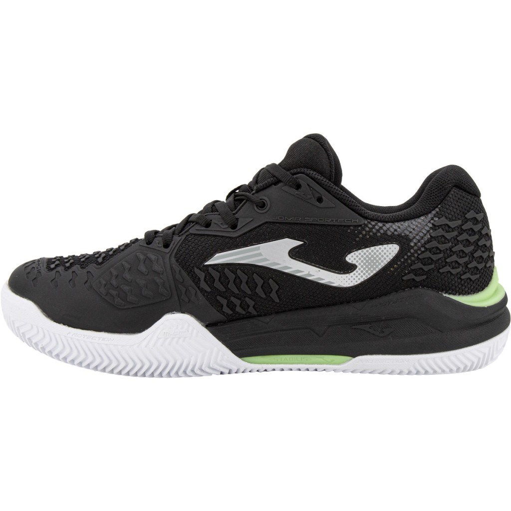 Joma TACEW2501C Ace 2501 Erkek Toprak Kort Siyah Tenis Ayakkabı