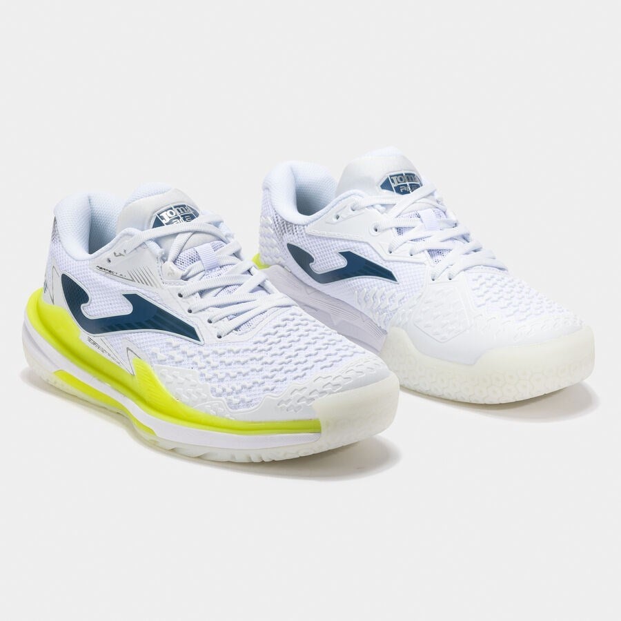 Joma TACEW2502AC Ace Sert & Toprak Kort Erkek Tenis Ayakkabısı - Beyaz/Lime