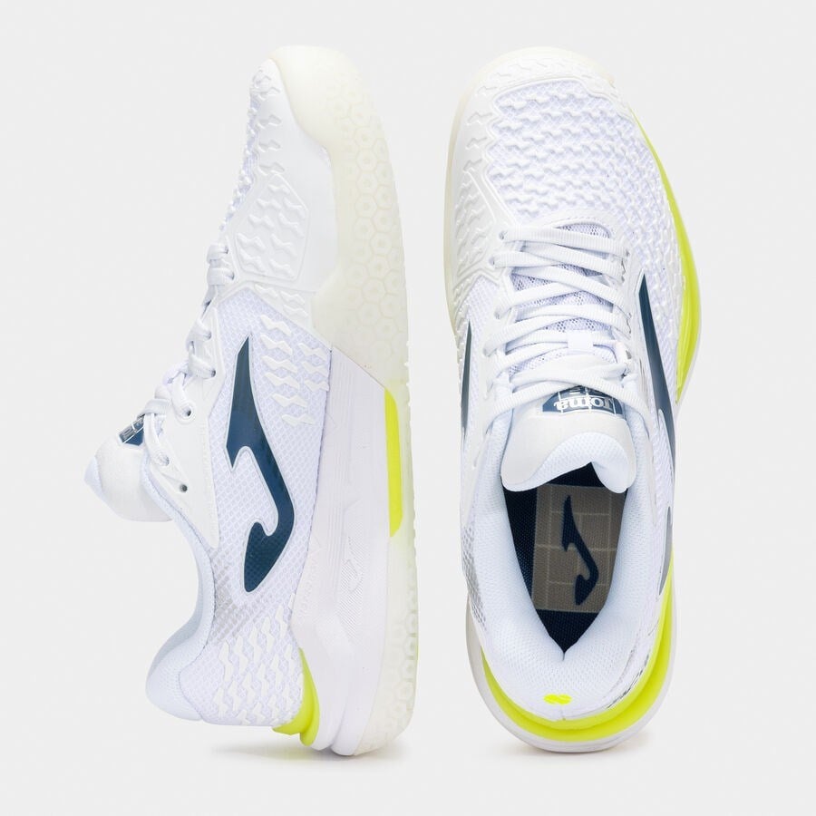 Joma TACEW2502AC Ace Sert & Toprak Kort Erkek Tenis Ayakkabısı - Beyaz/Lime