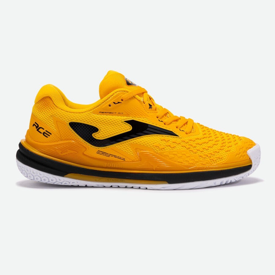 Joma TACEW2508AC Ace Sert & Toprak Kort Erkek Tenis Ayakkabısı - Fluo Sarı