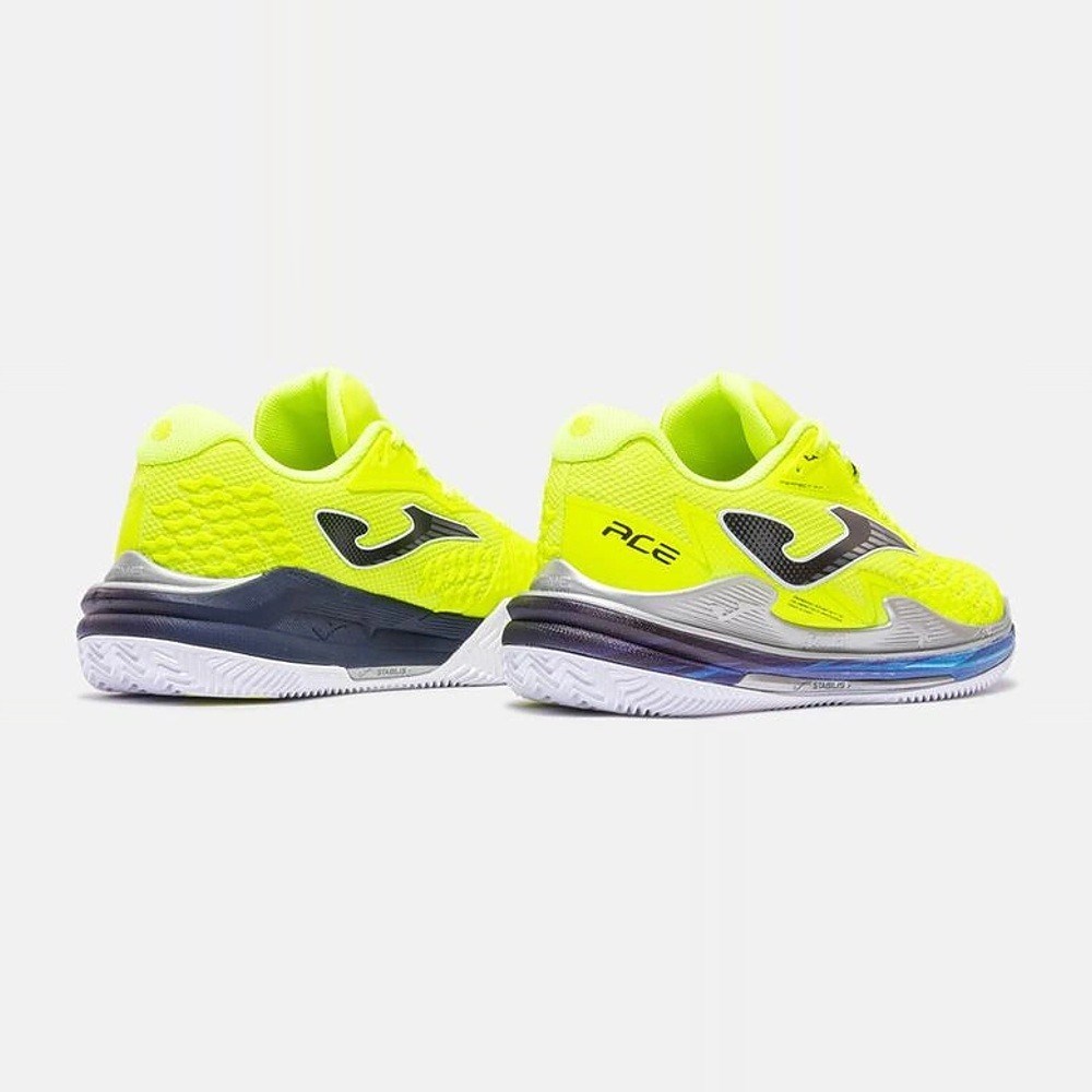 Joma TACEW2609AC Ace Sert & Toprak Kort Erkek Tenis Ayakkabısı - Neon Sarı/Siyah