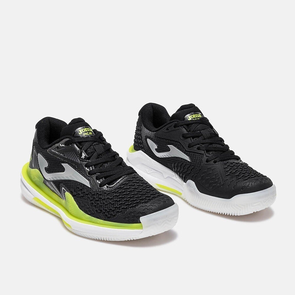 Joma TACLW2601AC Ace Sert & Toprak Kort Kadın Tenis Ayakkabısı - Siyah/Sarı