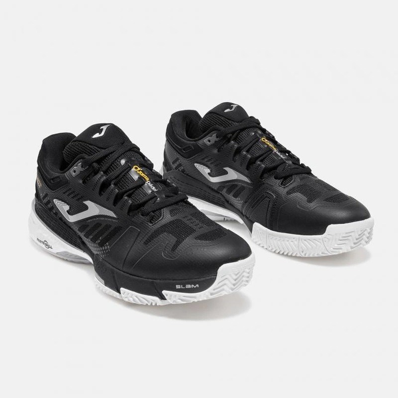 Joma TCSLAS2601C Slam Classic Unisex Padel Ve Toprak Kort Tenis Ayakkabısı Siyah 