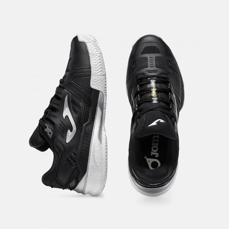 Joma TCSLAS2601C Slam Classic Unisex Padel Ve Toprak Kort Tenis Ayakkabısı Siyah 