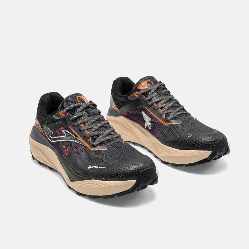Joma TKKUBS2619 Kubor Erkek Outdoor ve Trail Koşu Ayakkabısı - Siyah/Turuncu