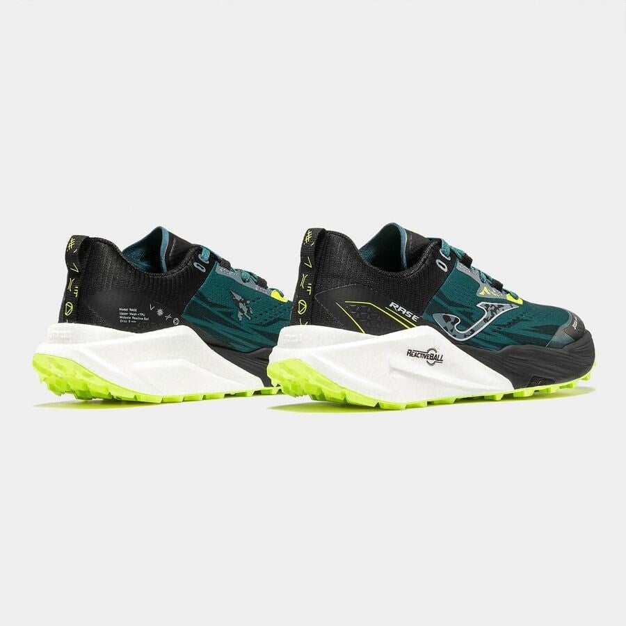 Joma TKRASS2617 Rase Erkek Trail Koşu Ayakkabısı - Petrol Mavisi/Sarı