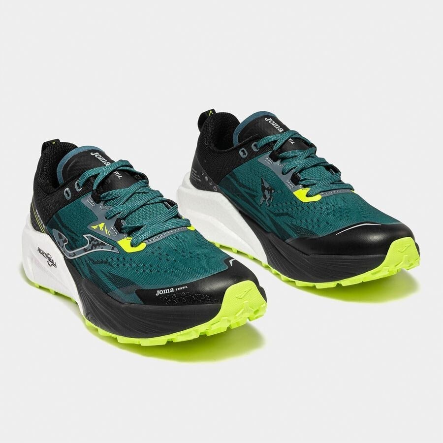 Joma TKRASS2617 Rase Erkek Trail Koşu Ayakkabısı - Petrol Mavisi/Sarı