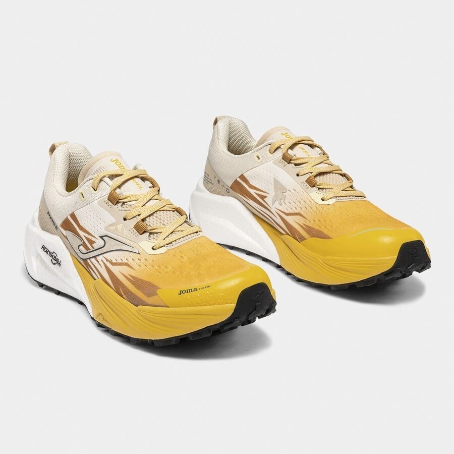 Joma TKRASS2618 Rase Erkek Trail Koşu Ayakkabısı - Sarı/Krem