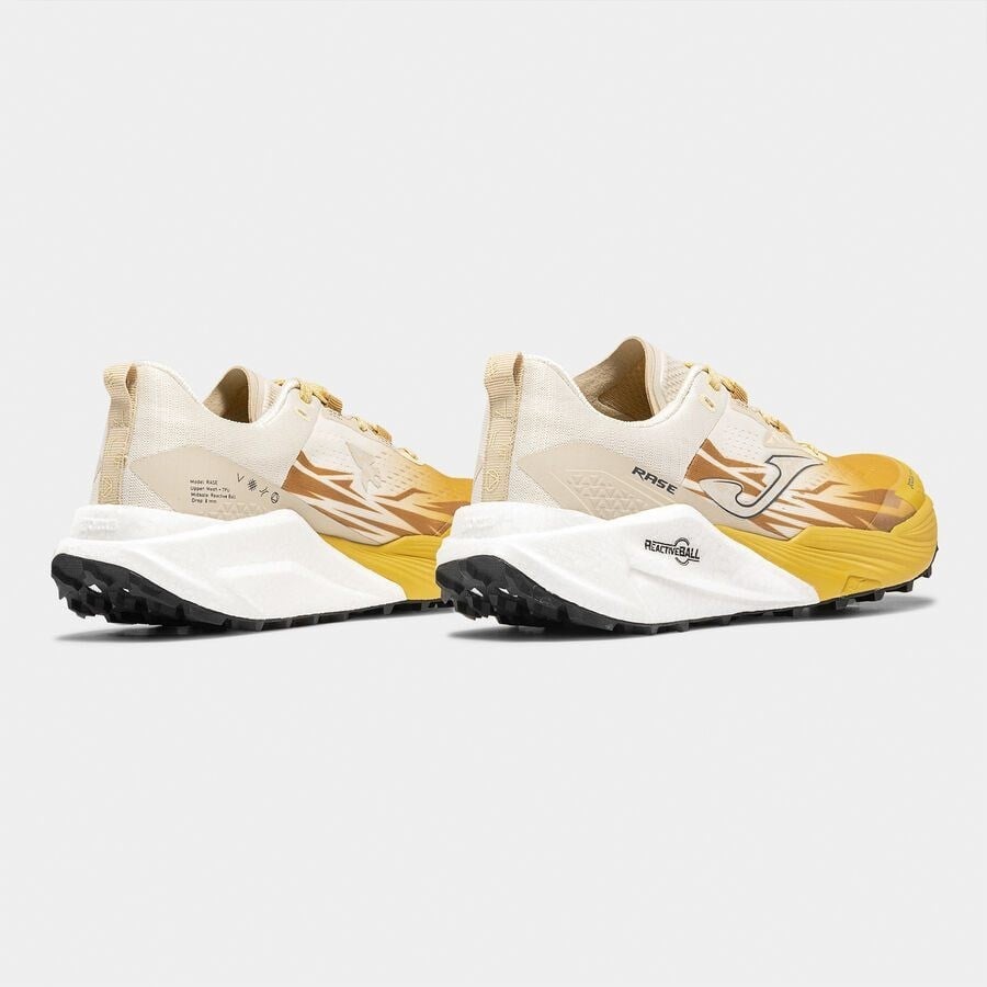 Joma TKRASS2618 Rase Erkek Trail Koşu Ayakkabısı - Sarı/Krem