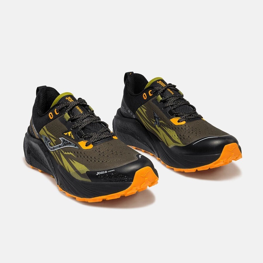 Joma TKRASS2623 Rase Erkek Trail Koşu Ayakkabısı - Haki/Sarı