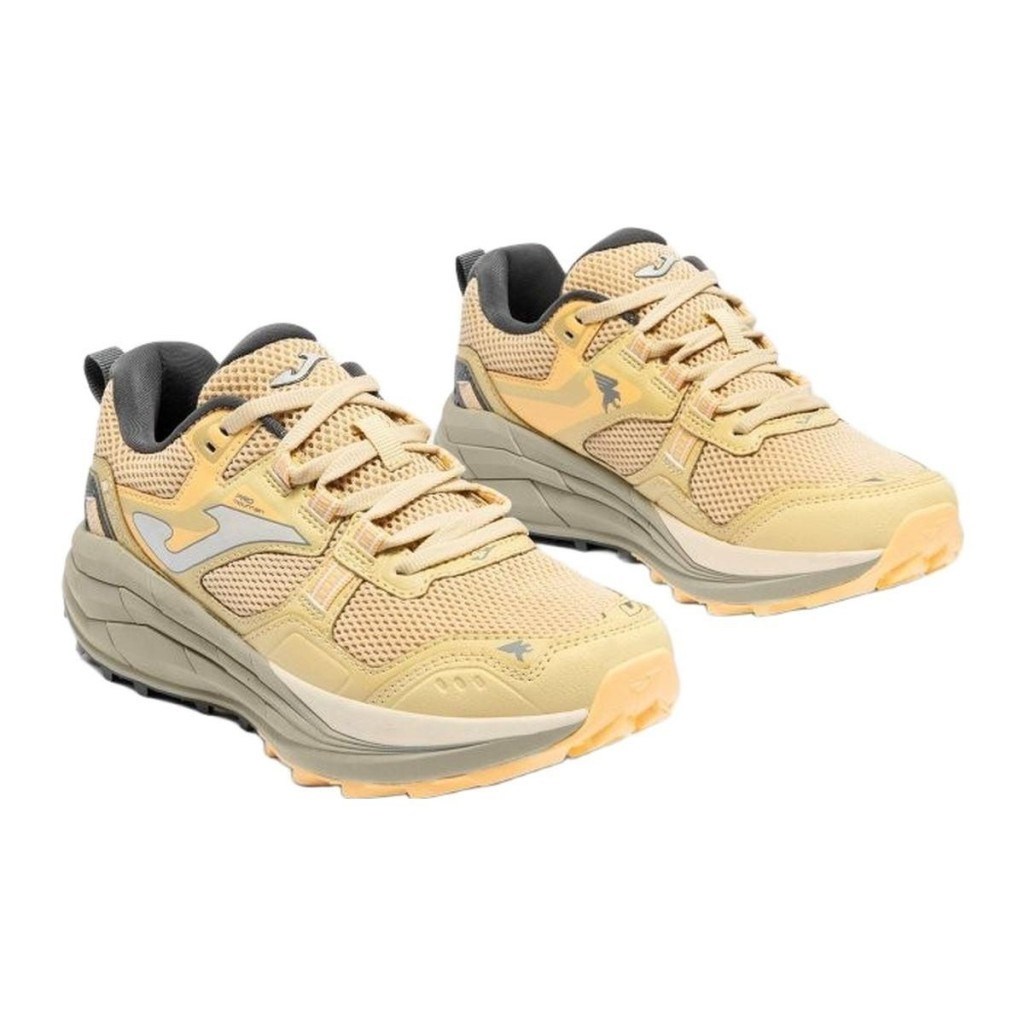 Joma TKSHLS2625 Shock Lady Kadın Outdoor ve Trail Koşu Ayakkabısı - Bej/Turuncu