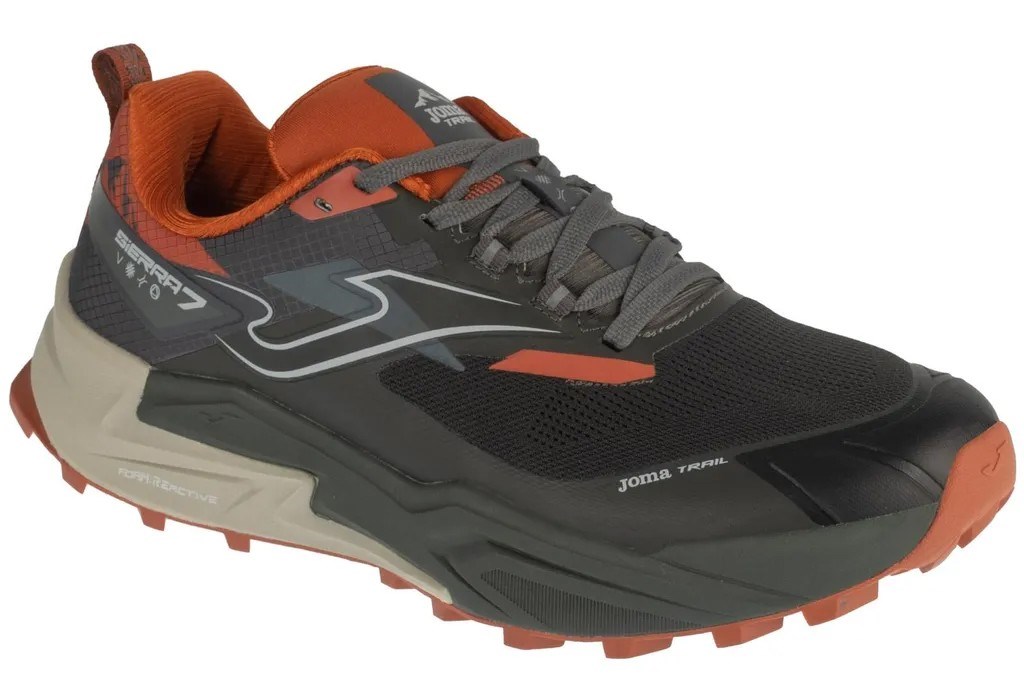Joma TKSIES2622 Sierra Erkek Trail Koşu Ayakkabısı Siyah Turuncu