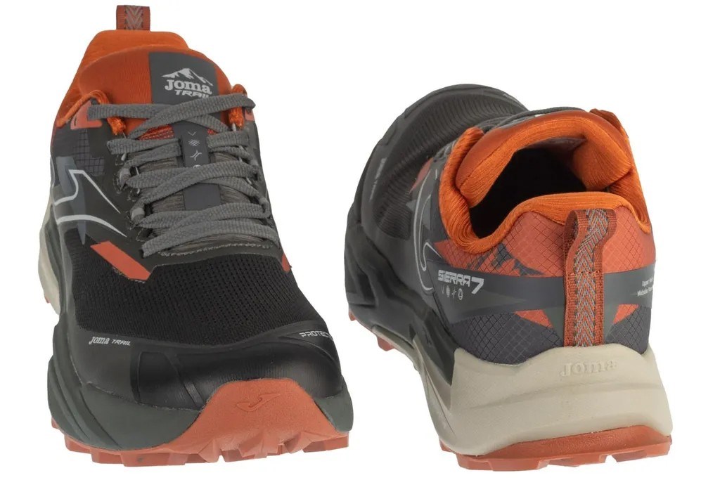 Joma TKSIES2622 Sierra Erkek Trail Koşu Ayakkabısı Siyah Turuncu