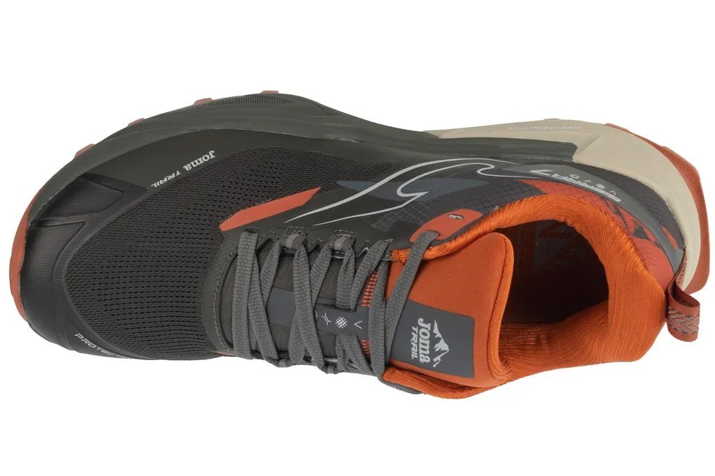 Joma TKSIES2622 Sierra Erkek Trail Koşu Ayakkabısı Siyah Turuncu