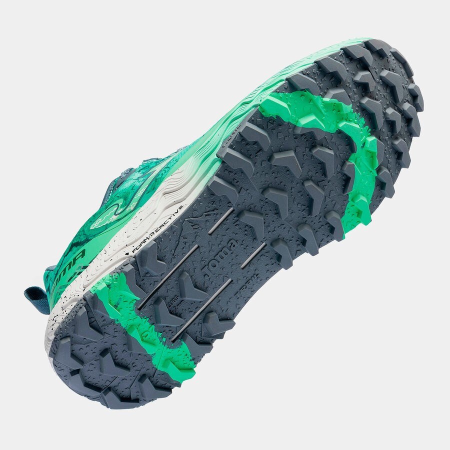 Joma TKSIMS2627 Sima Erkek Trail Koşu Ayakkabısı - Turkuaz/Koyu Gri