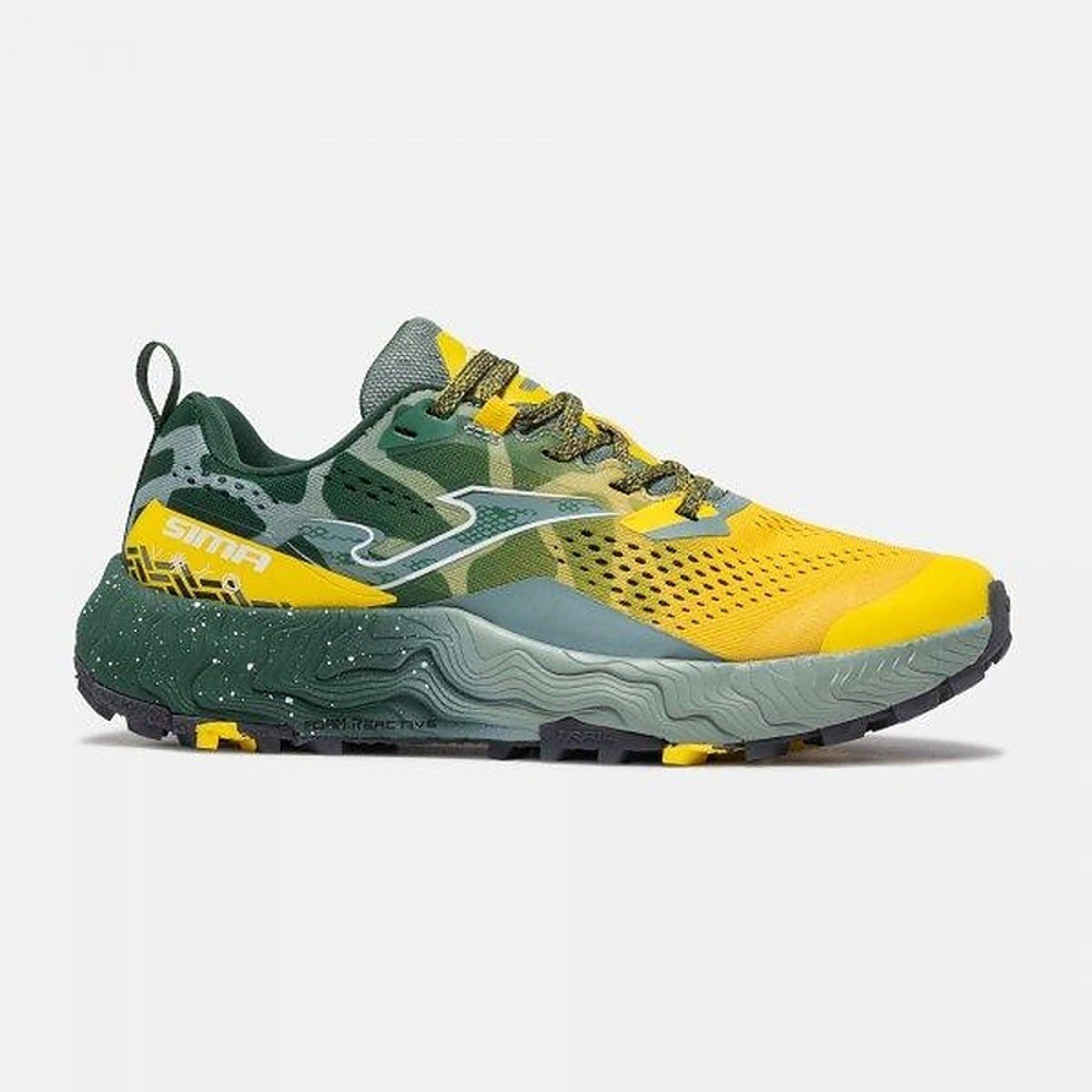 Joma TKSIMW2628 Sima Erkek Outdoor Trail Koşu Ayakkabısı - Sarı/Yeşil