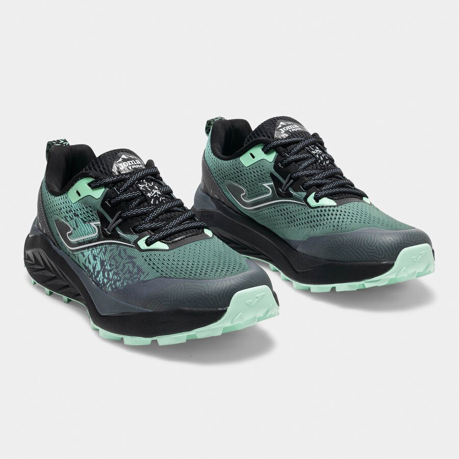 Joma TKTULS2615 Tundra Lady Trail Koşu Ayakkabısı Siyah/Yeşil