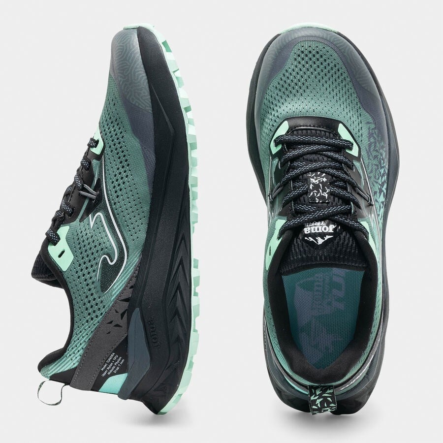 Joma TKTULS2615 Tundra Lady Trail Koşu Ayakkabısı Siyah/Yeşil
