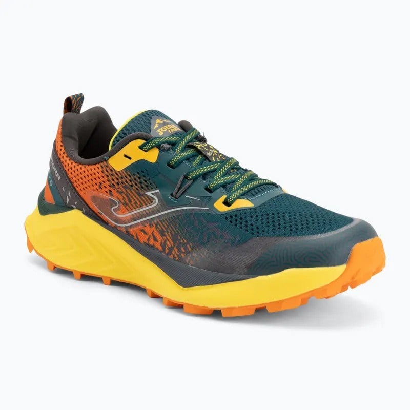 Joma TKTUNS2617 Tundra Erkek Trail Koşu Ayakkabısı - Koyu Yeşil/Turuncu