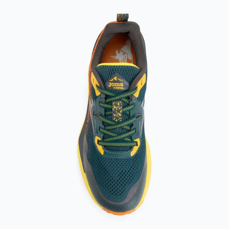 Joma TKTUNS2617 Tundra Erkek Trail Koşu Ayakkabısı - Koyu Yeşil/Turuncu