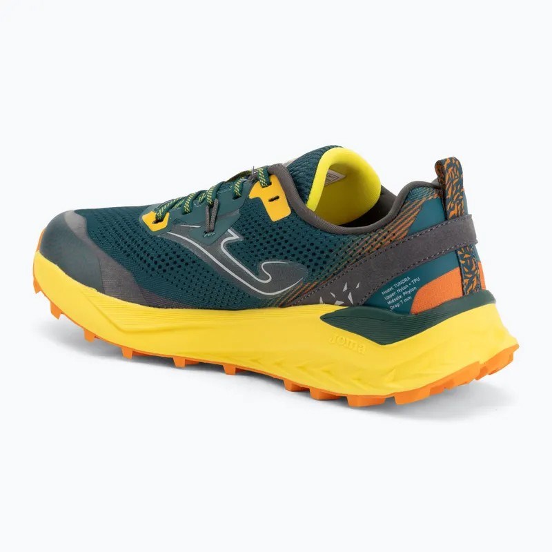 Joma TKTUNS2617 Tundra Erkek Trail Koşu Ayakkabısı - Koyu Yeşil/Turuncu