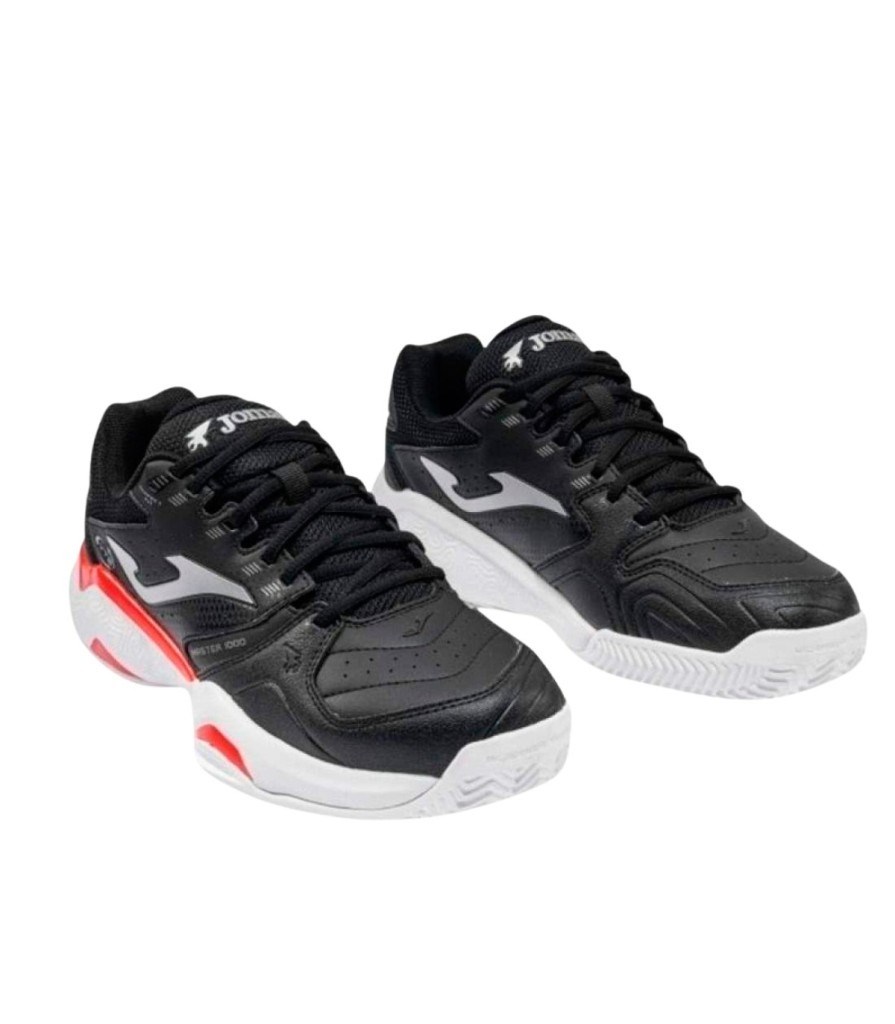 Joma TM100S2601C Erkek Toprak Kort Tenis & Padel Ayakkabısı - Siyah