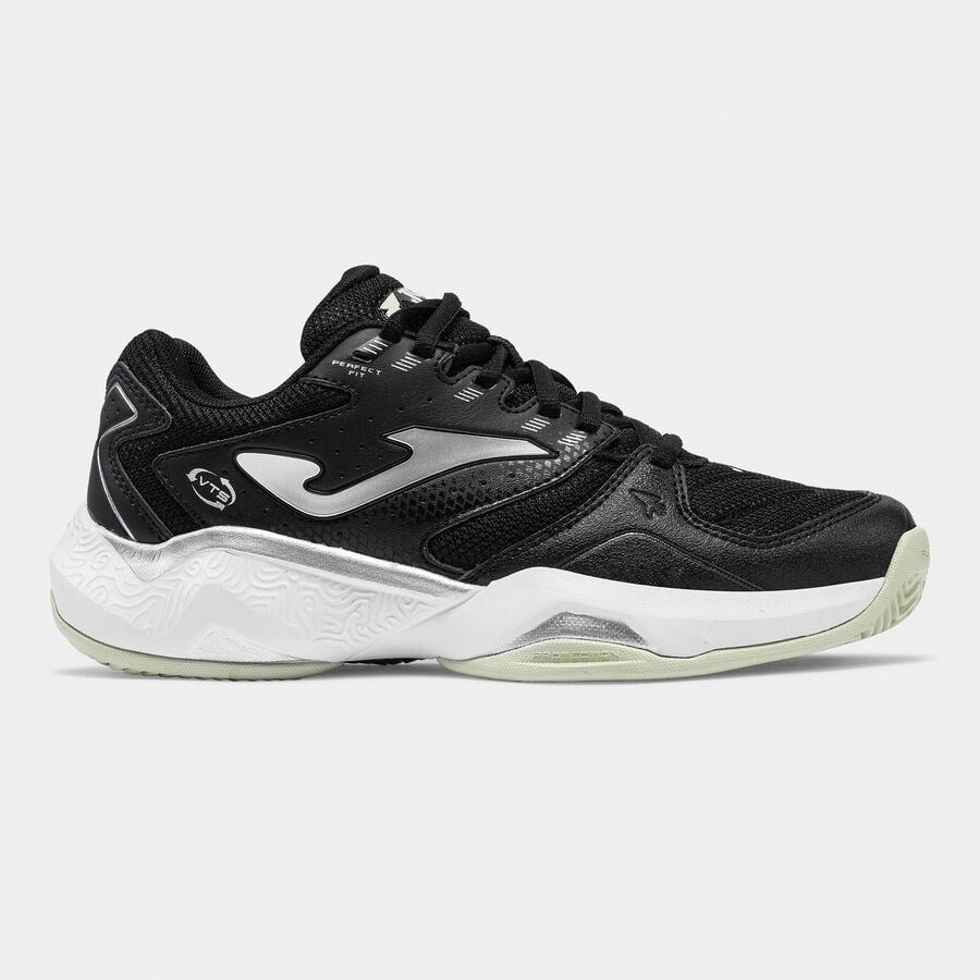 Joma TM10LS2601C Master 1000 Kadın Toprak Kort Tenis & Padel Ayakkabısı Siyah