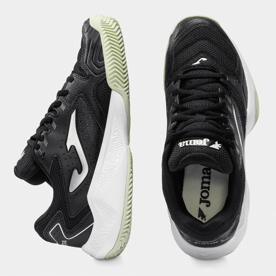 Joma TM10LS2601C Master 1000 Kadın Toprak Kort Tenis & Padel Ayakkabısı Siyah