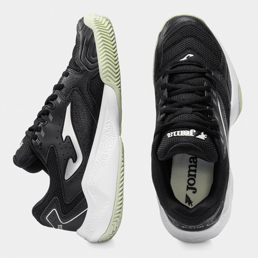 Joma TM10LS2601C Master 1000 Kadın Toprak Kort Tenis & Padel Ayakkabısı Siyah