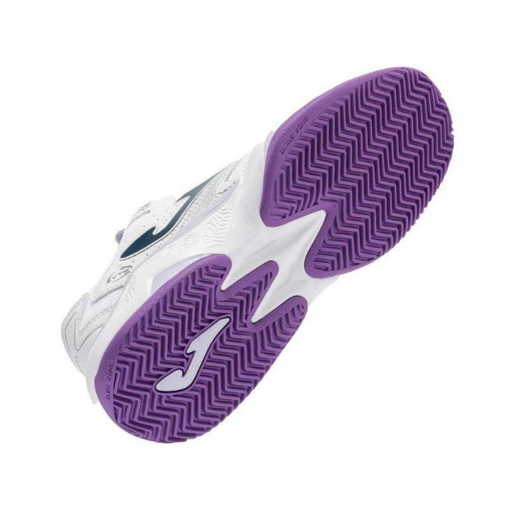Joma TM10LS2602C Master 1000 Kadın Toprak Kort Tenis & Padel Ayakkabısı Beyaz Mor