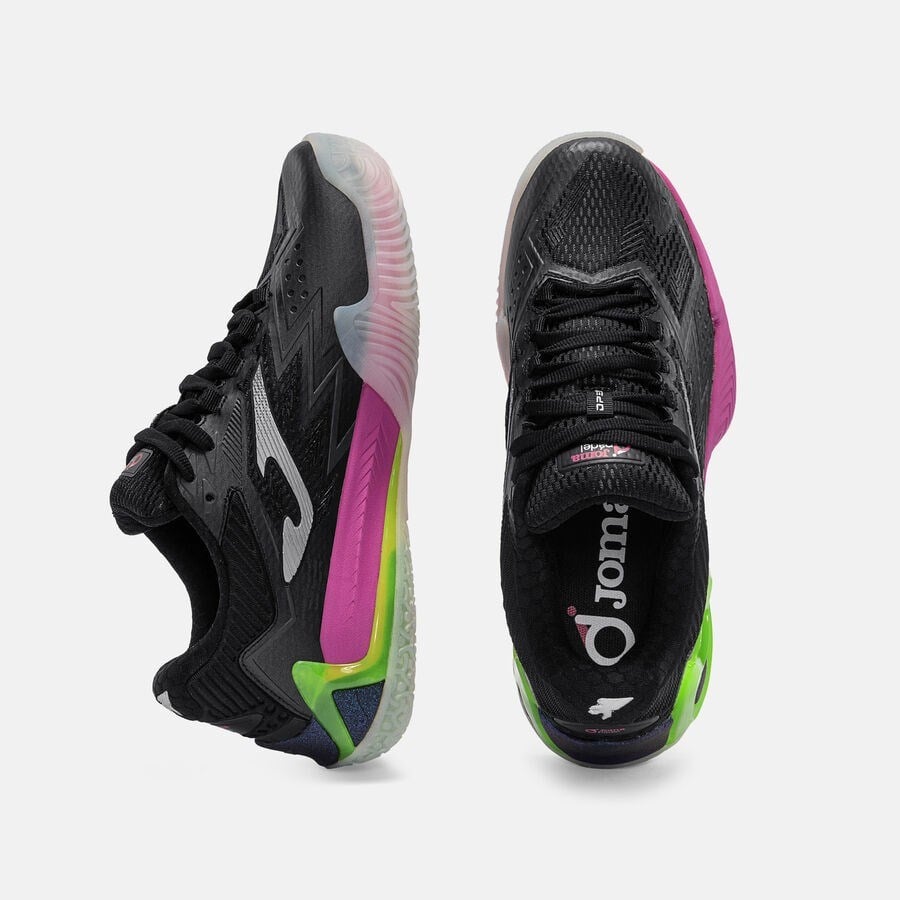 Joma TOPLS2601OM Open Lady Toprak Kort Tenis & Padel Kadın Ayakkabısı - Siyah/Yeşil