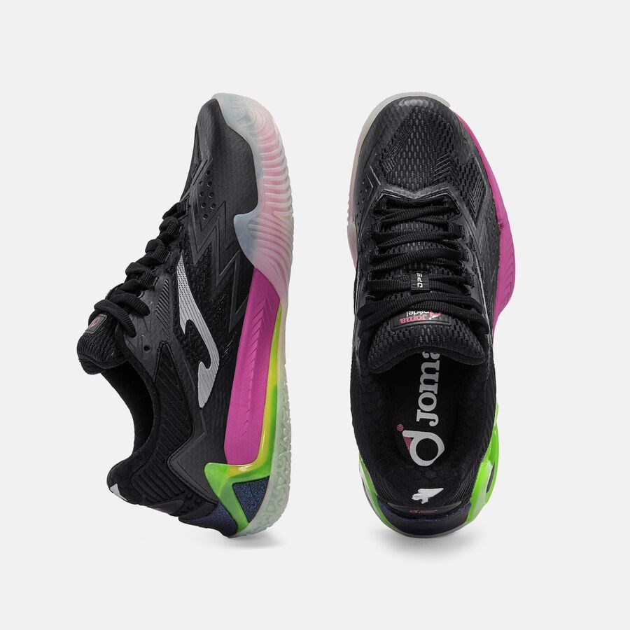 Joma TOPLS2601OM Open Lady Toprak Kort Tenis & Padel Kadın Ayakkabısı - Siyah/Yeşil