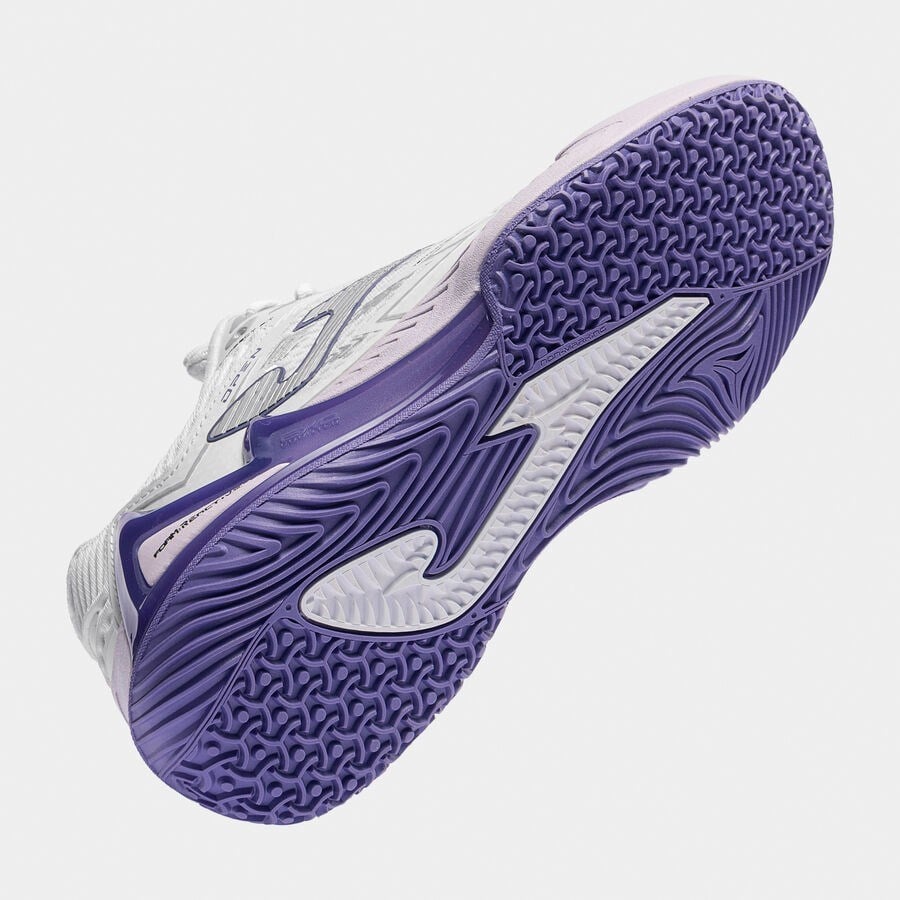 Joma TOPLS2602OM Open Lady Toprak Kort Tenis & Padel Kadın Ayakkabısı - Beyaz/Mor