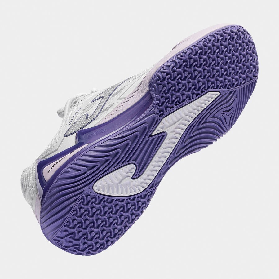 Joma TOPLS2602OM Open Lady Toprak Kort Tenis & Padel Kadın Ayakkabısı - Beyaz/Mor