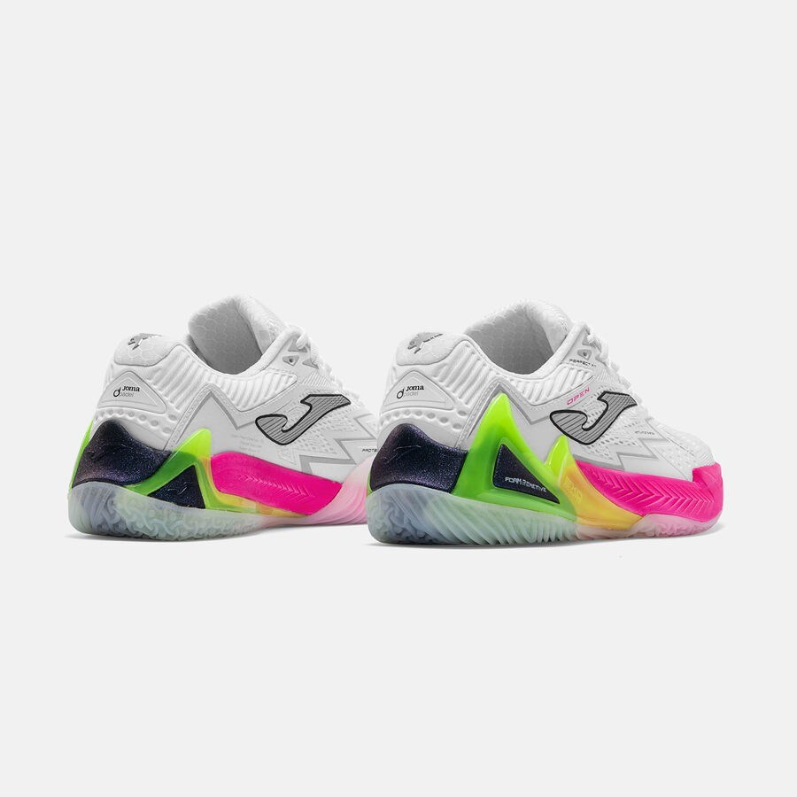 Joma TOPLS2632OM Open Lady Toprak Kort Tenis & Padel Kadın Ayakkabısı - Beyaz/Pembe