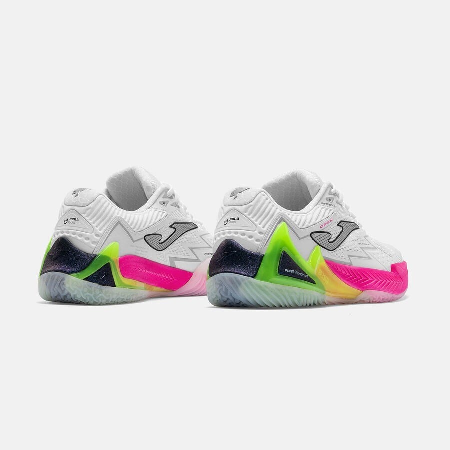 Joma TOPLS2632OM Open Lady Toprak Kort Tenis & Padel Kadın Ayakkabısı - Beyaz/Pembe
