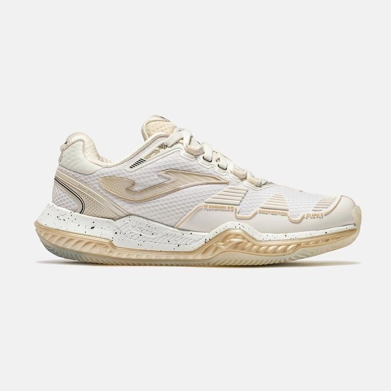 Joma TPOILS2625AC Point Lady Sert & Toprak Kort Kadın Tenis Ayakkbısı - Krem/Bej