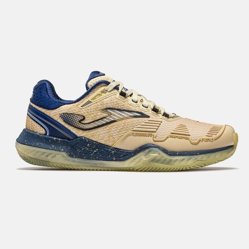 Joma TPOIS2625C Point Toprak Kort Erkek Tenis Ayakkabısı Bej/Lacivert