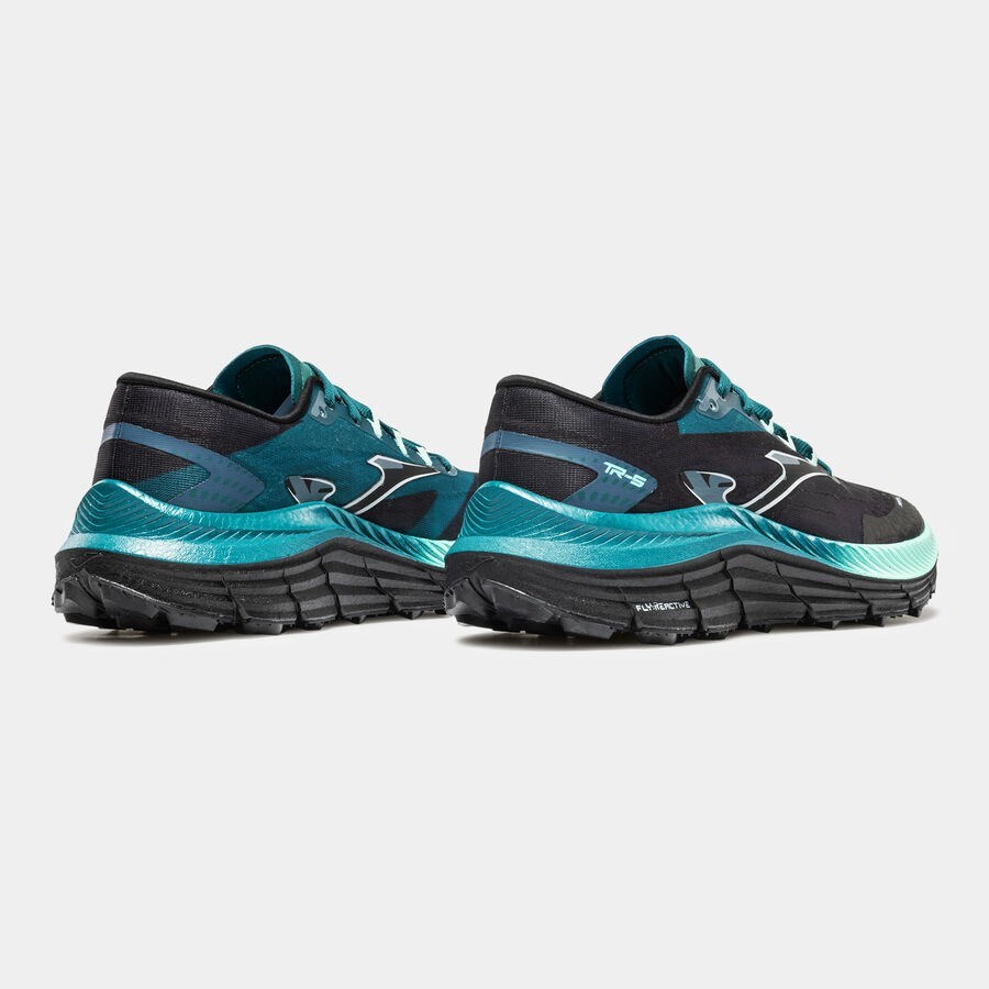 Joma TR-5 Erkek Patika Koşu Ayakkabısı Siyah Turkuaz TKTR5S2601
