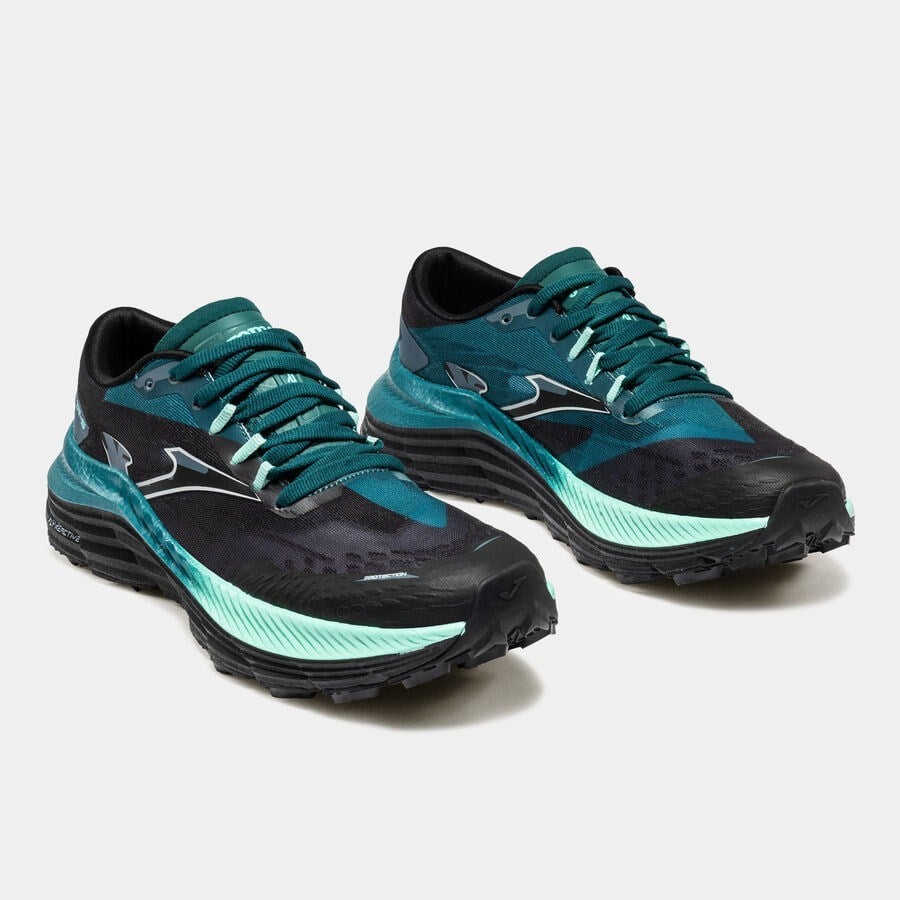 Joma TR-5 Erkek Patika Koşu Ayakkabısı Siyah Turkuaz TKTR5S2601