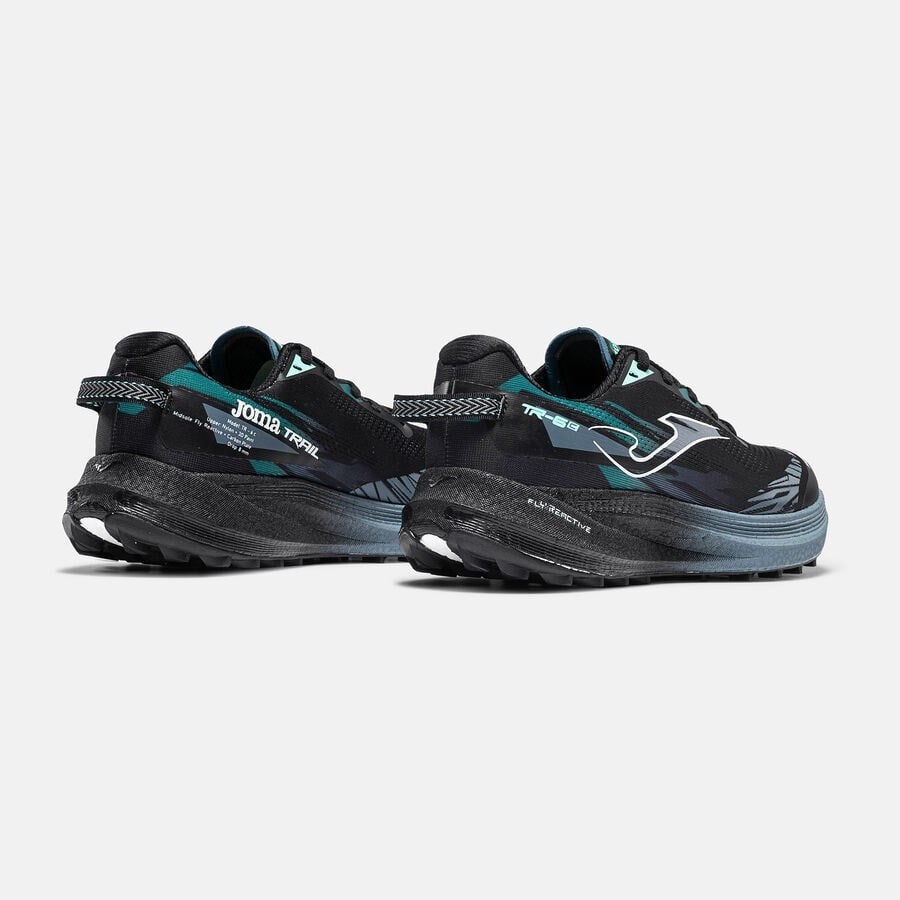 Joma TR-6 Erkek Patika Koşu Ayakkabısı Siyah Turkuaz TKTR6S2601