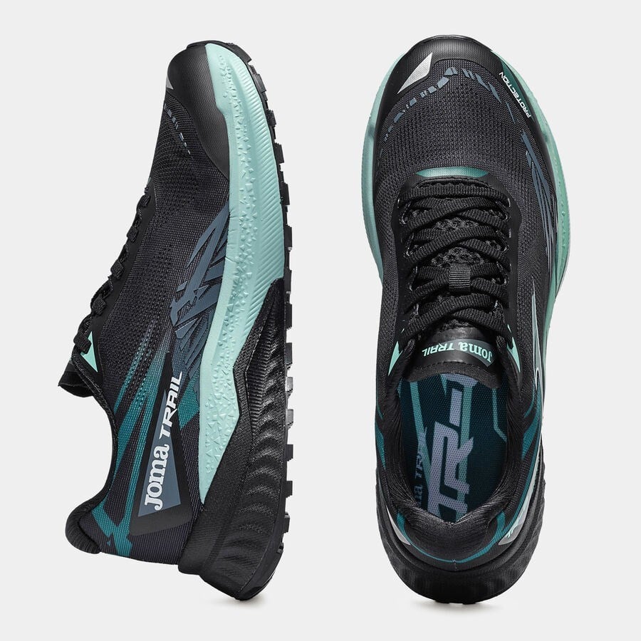 Joma TR-8 Erkek Patika Koşu Ayakkabısı Siyah Mint TKTR8S2601